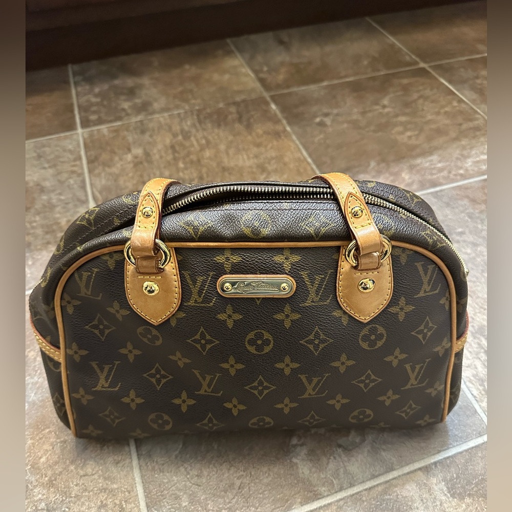 Louis Vuitton Brown Monogram Handbag